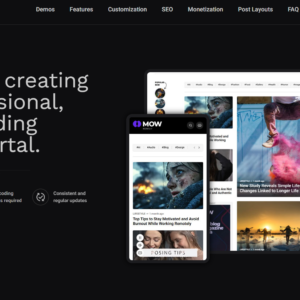Mow - Elementor Blog & Magazine WordPress Theme